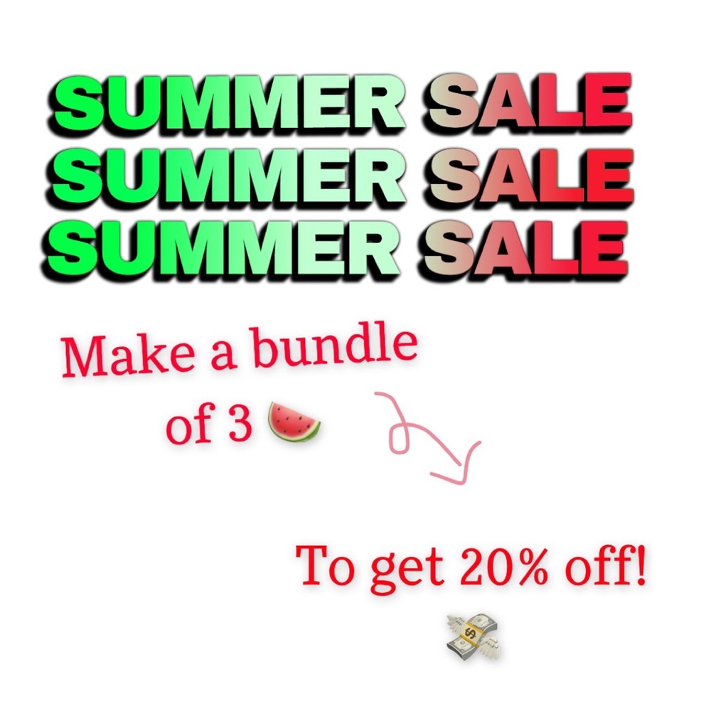 🍉BUNDLE 3 GET 20% OFF!🍉